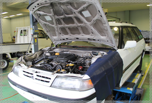 車検実習の画像