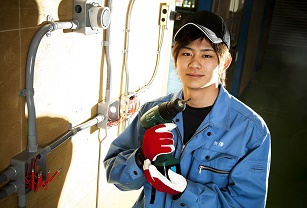 電気工事実習の画像