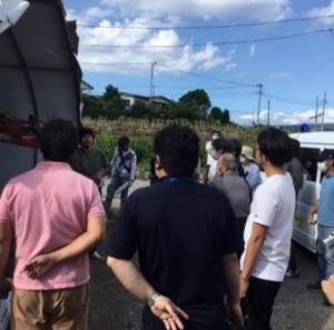 (画像)現地視察の様子