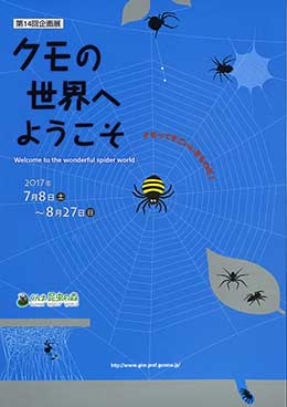 第14回企画展 「クモの世界へようこそ」