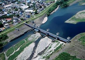 太田頭首工画像