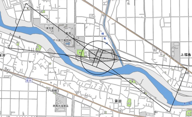 （図1）群馬ヘリポート制限表面イメージ図画像