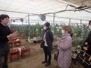  赤城M`sローズでの視察の様子画像