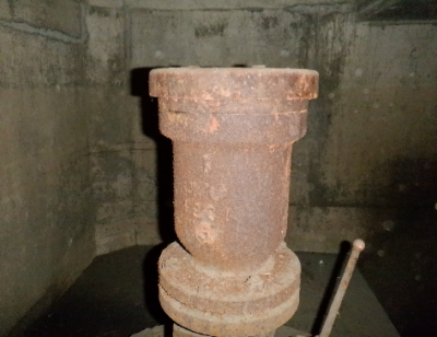 空気弁の現況の様子画像