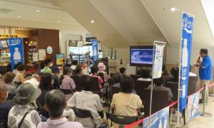 大塚製薬による熱中症説明会の写真