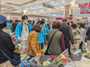 昨年の販売会の様子の画像