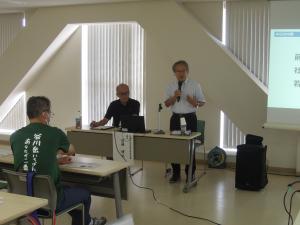 前橋市社会教育委員会議の発表の写真