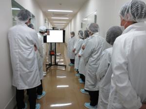 充填ラインの写真