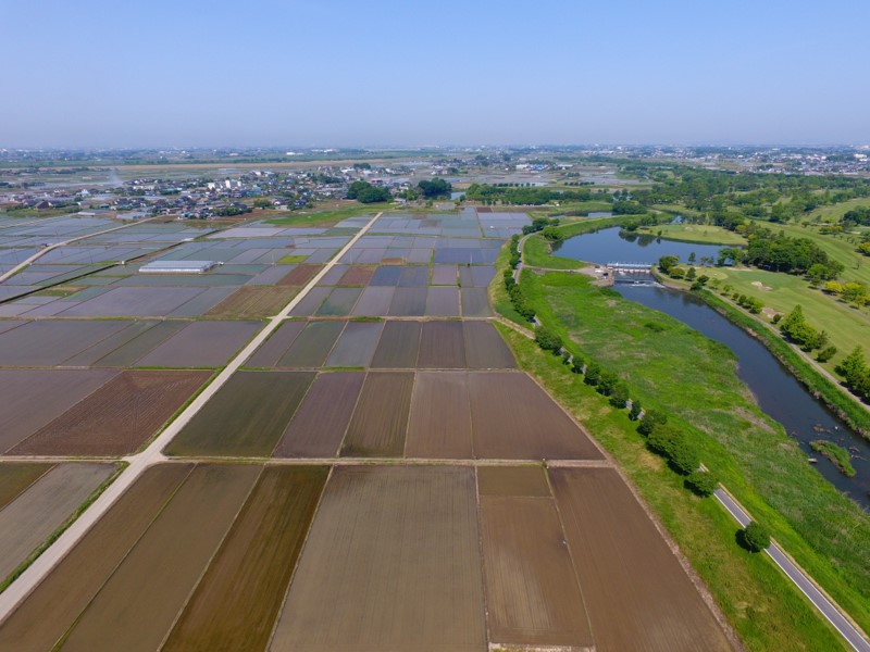 区画整理工事着手前の画像