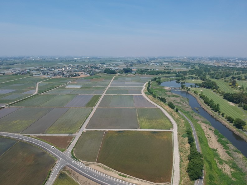 区画整理工事後の画像