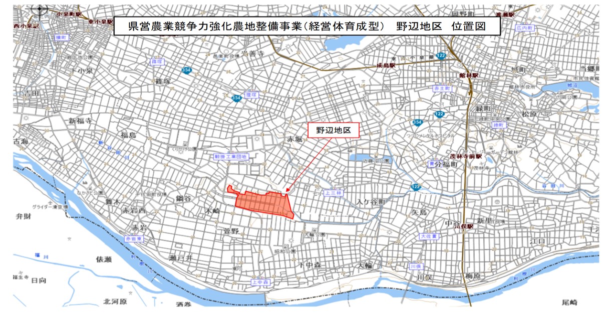 野辺地区位置図の画像