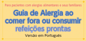 外食・中食を利用するときのアレルギーガイド（ポルトガル語版）画像