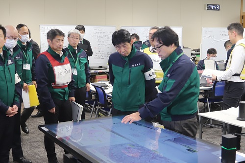 写真：訓練の様子