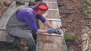 桟木打ちの写真