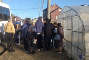 群馬用水利用施設を視察している画像