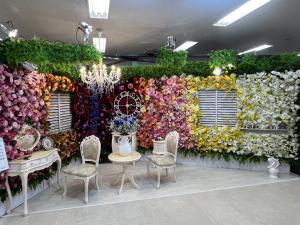 群馬の花を装飾した特別展示の画像