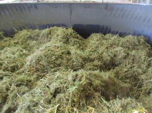 混合した飼料の画像