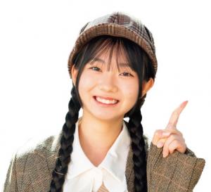 今回のリーダー  虹色キャンディーガールズ 藤川 葵衣（ふじかわ あおい）の写真