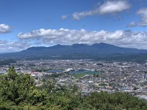 茶臼山からの景色