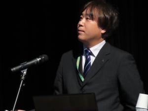 講師：群馬県環境森林部林政課 森林整備係　中村　博一　係長の写真