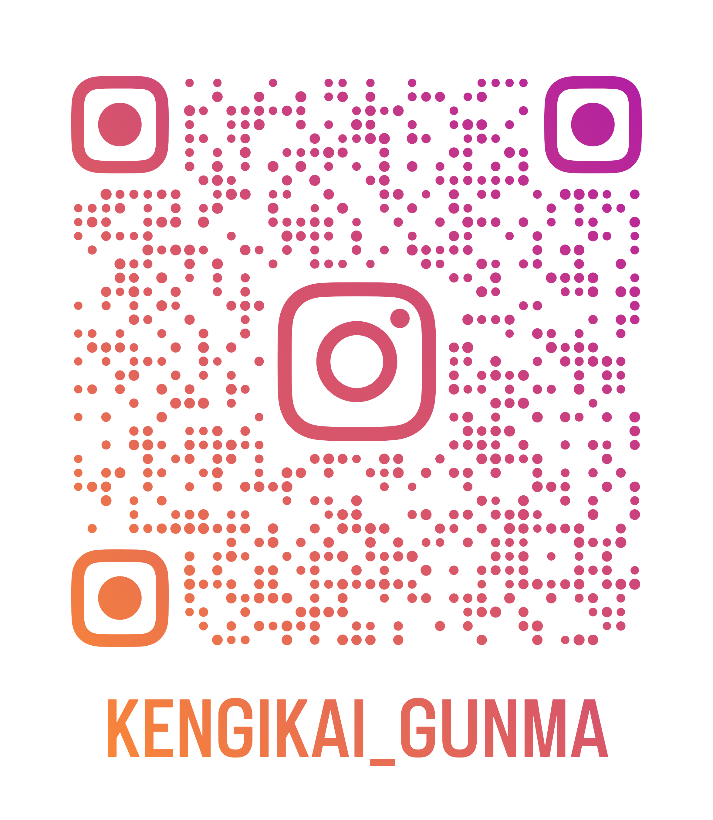 群馬県議会公式インスタグラムQRコード