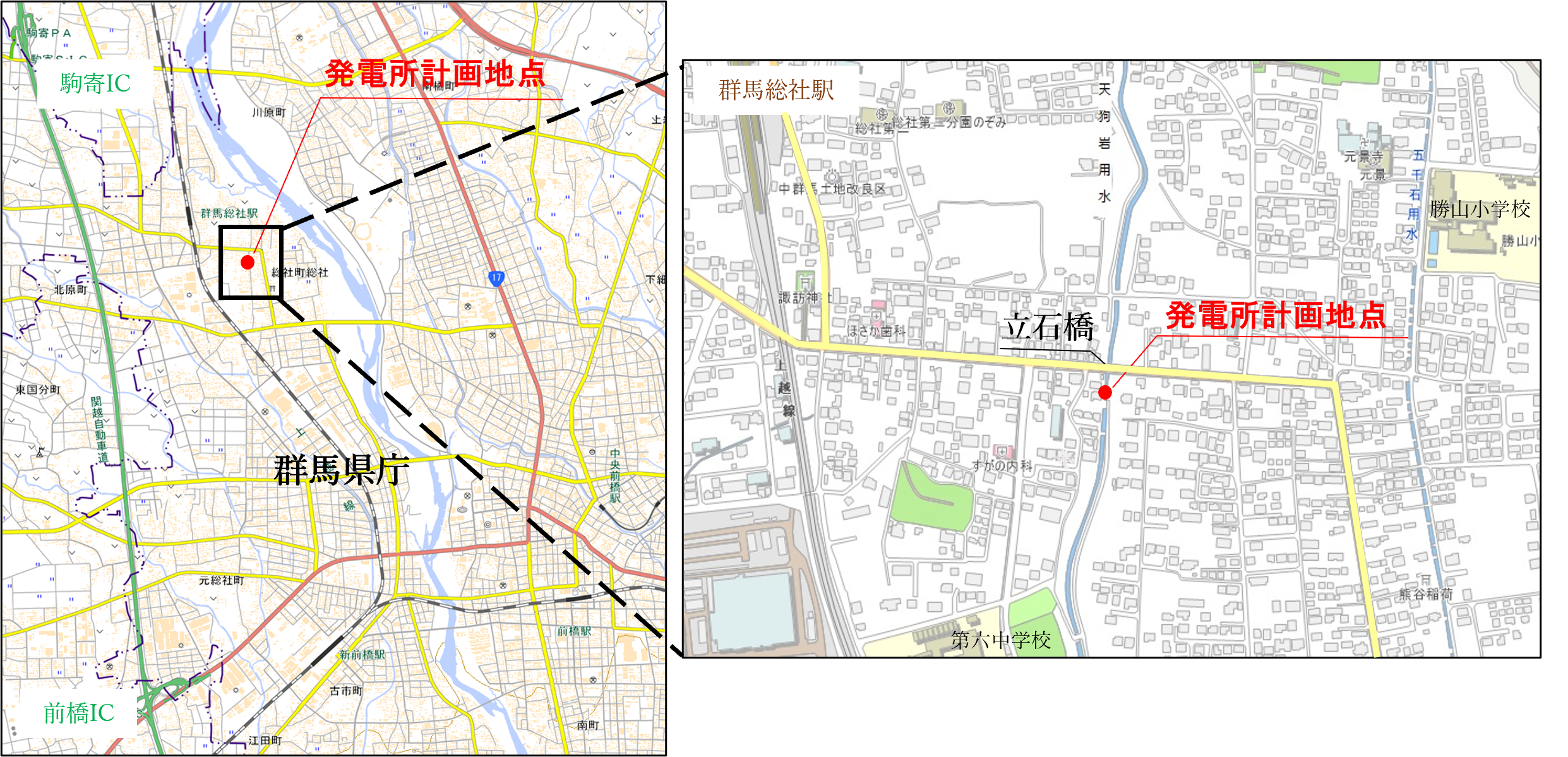 位置図(天狗岩植野)画像