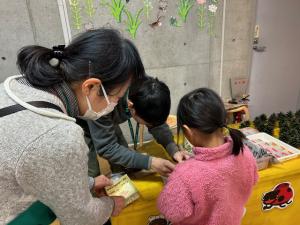 クラフト体験の様子