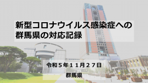 新型コロナウイルス感染症への群馬県の対応記録
