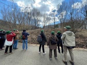 野鳥観察会の様子