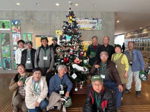 クリスマスツリー飾りつけ