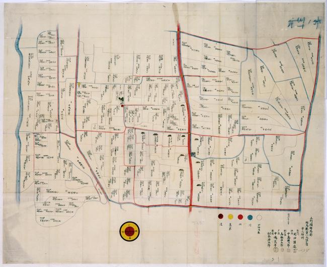 前橋市　市之坪村絵図