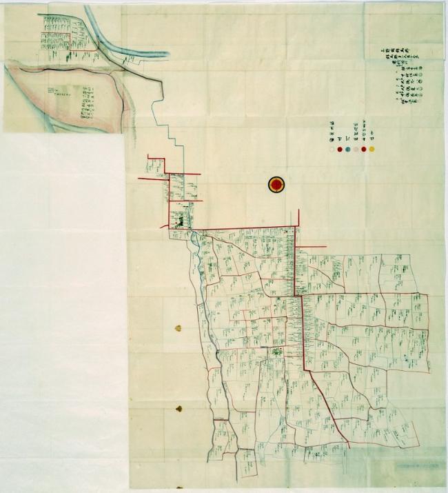 前橋市　前代田村絵図