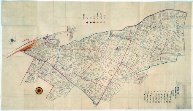 前橋市　天川原村絵図