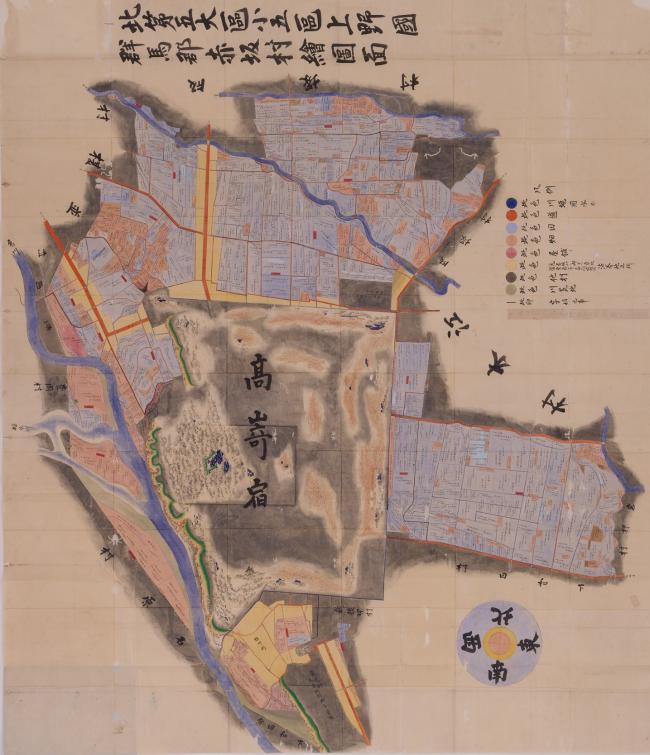 高崎市　赤坂村絵図