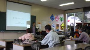 農作業安全の講義の様子写真