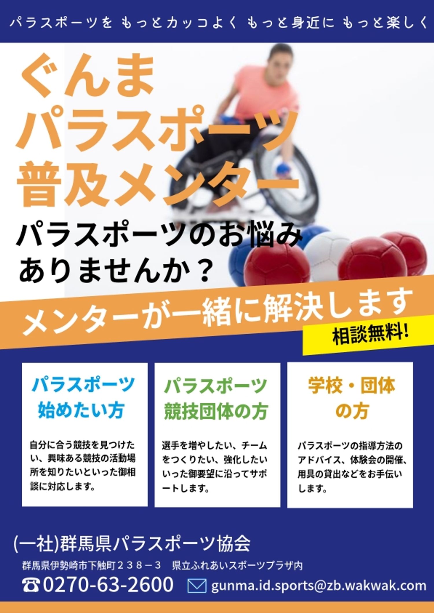 ぐんまパラスポーツ普及メンターの画像