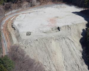 行為場所（2）の空撮写真（令和7年4月9日撮影）