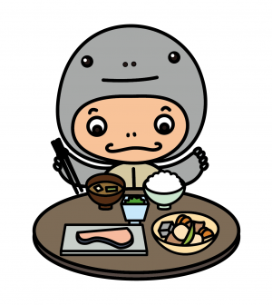 食事をするGENKIの画像