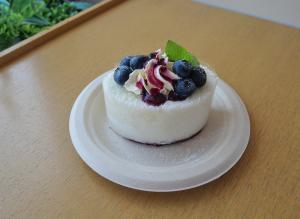 群馬県産ブルーベリーのフロマージュブランの写真