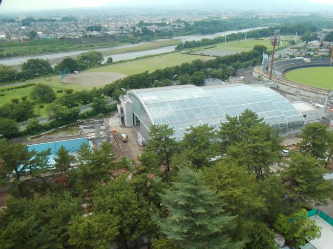 50メートル上空からの画像