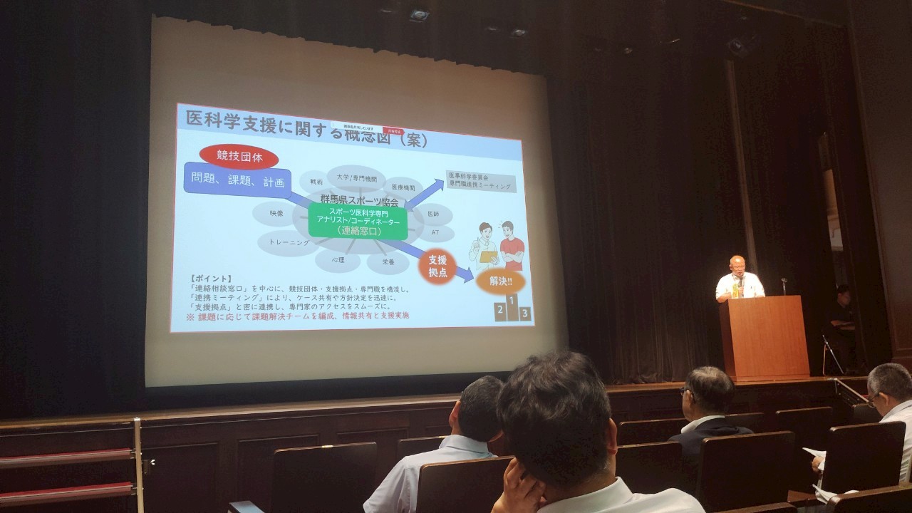 第2回推進会議の様子（医科学活用について）の写真