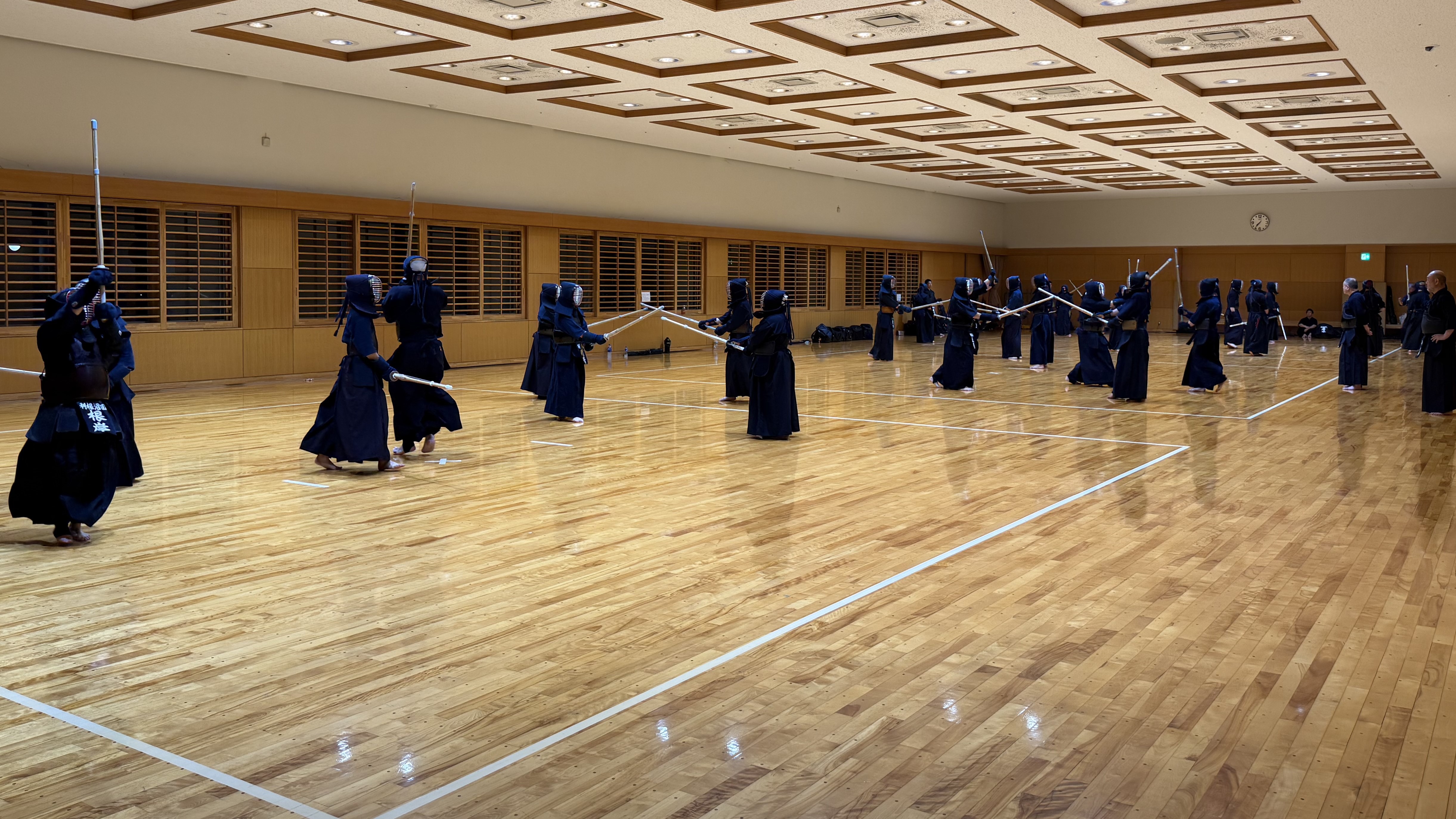 剣道連盟強化事業の全体の写真