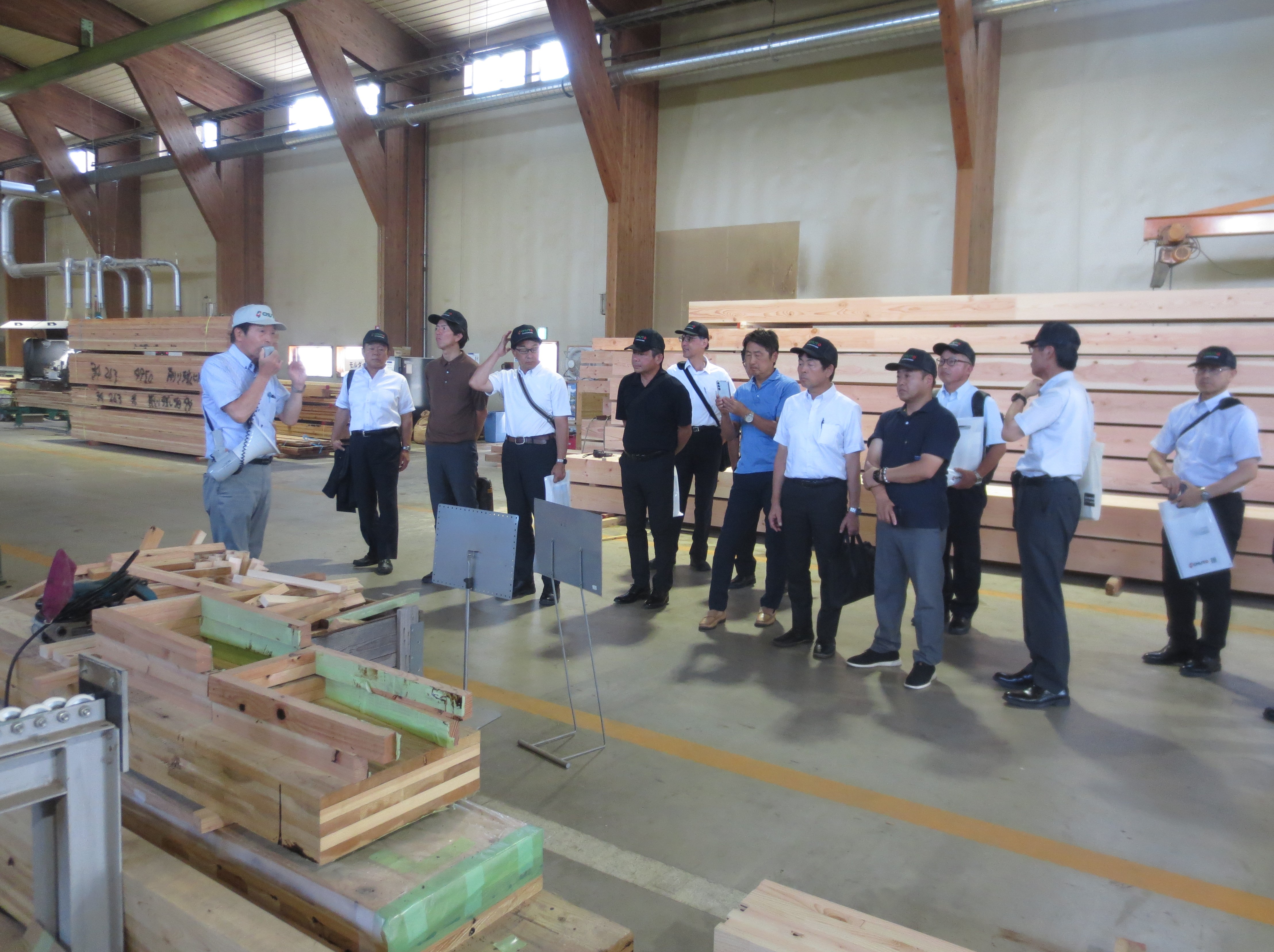 集成材製造工場の調査の画像