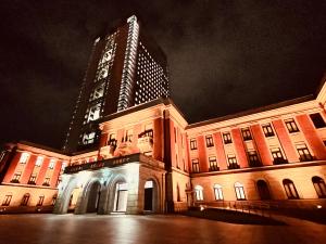 昭和庁舎ライトアップ2画像