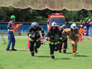 ゴール直前の写真