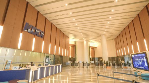 auリニューアブルエナジー株式会社の会社ロビー