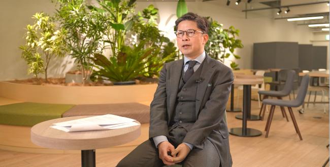 インタビュー風景