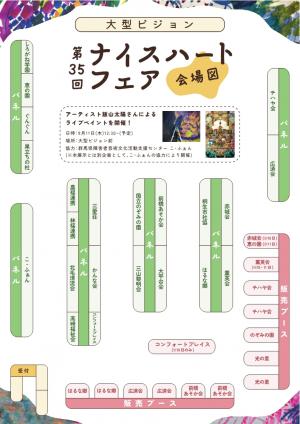 令和7年度ナイスハートフェアチラシ裏面の画像
