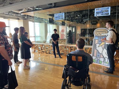 tsulunos見学の写真