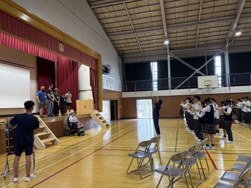 藤岡北高校訪問1の写真